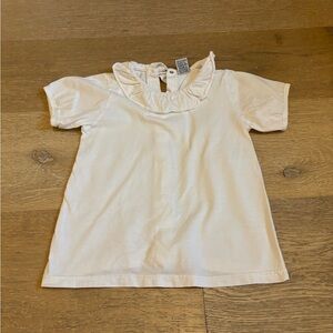 Babidu white girld Ruffle Collar Top 6